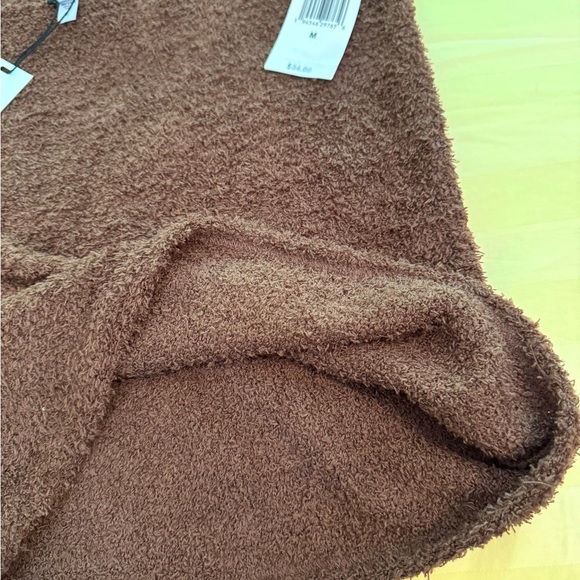 NWT STEVE MADDEN TANK Medium Chocolate Brown Soft Brushed Terry! NEW WOM… - Picture 9 of 9